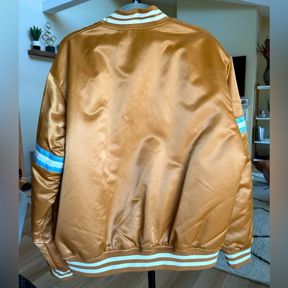 Kith Satin Bomber Jacket color Bronze size Large - Picture 3 of 8
